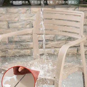 Bàn ngoài trời cho sân, quán trà sữa, sân ngoài trời đơn giản và nổi tiếng - Hình 4