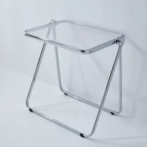 Bàn trà Acrylic Bàn Gấp Văn Phòng Cao Cấp Bàn Ăn Góc Cà Phê Máy Tính Ăn Nhẹ Trà Chiều Mesas De Jantar Nội Thất Bắc Âu - Hình 2