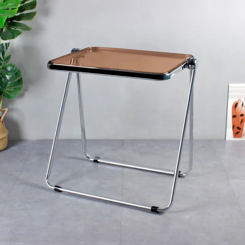 Bàn trà Acrylic Bàn Gấp Văn Phòng Cao Cấp Bàn Ăn Góc Cà Phê Máy Tính Ăn Nhẹ Trà Chiều Mesas De Jantar Nội Thất Bắc Âu - Hình 3 Bàn trà Acrylic Bàn Gấp Văn Phòng Cao Cấp Bàn Ăn Góc Cà Phê Máy Tính Ăn Nhẹ Trà Chiều Mesas De Jantar Nội Thất Bắc Âu - Hình 3