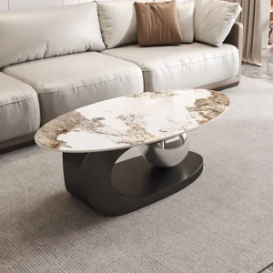 Bàn trà Bắc Âu Bàn Tối Giản Tay Cầm Góc Vintage Bàn Khung Thiết Kế Tay Cầm Ghế Sofa Tavolino Da Salotto Nội Thất Gia Đình - Hình 2