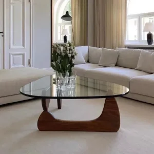 Bàn trà Bắc Âu Cường Lực Kính Trong Suốt Bàn Cà Phê Phòng Khách Căn Hộ Nhỏ Sang Trọng Tối Giản Bàn Trà Thiết Kế Hội Trường Nội Thất
