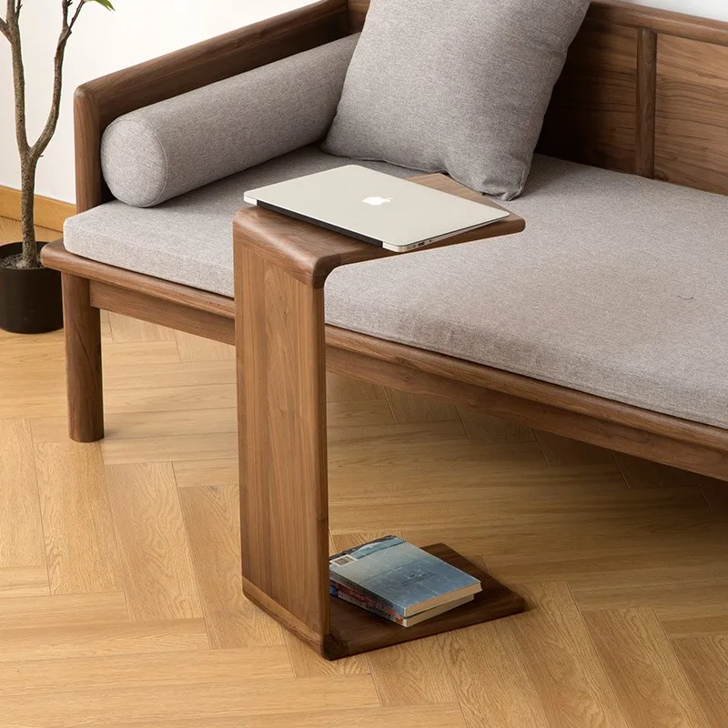Bàn trà Bắc Âu Gỗ Chắc Chắn Bên Bàn Gỗ Óc Chó Đen Sofa Góc Bàn Phong Cách Nhật Bản Phòng Khách Bàn Nhỏ Đơn Giản Bên Bàn 2023 - Hình 3 Bàn trà Bắc Âu Gỗ Chắc Chắn Bên Bàn Gỗ Óc Chó Đen Sofa Góc Bàn Phong Cách Nhật Bản Phòng Khách Bàn Nhỏ Đơn Giản Bên Bàn 2023 - Hình 3