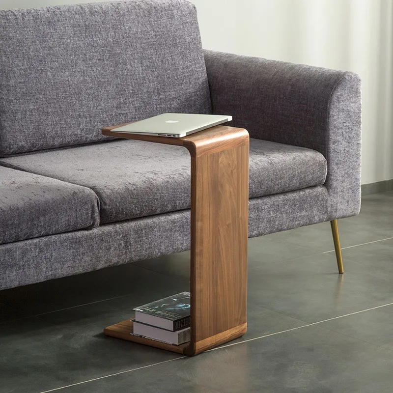 Bàn trà Bắc Âu Gỗ Chắc Chắn Bên Bàn Gỗ Óc Chó Đen Sofa Góc Bàn Phong Cách Nhật Bản Phòng Khách Bàn Nhỏ Đơn Giản Bên Bàn 2023 - Hình 4 Bàn trà Bắc Âu Gỗ Chắc Chắn Bên Bàn Gỗ Óc Chó Đen Sofa Góc Bàn Phong Cách Nhật Bản Phòng Khách Bàn Nhỏ Đơn Giản Bên Bàn 2023 - Hình 4