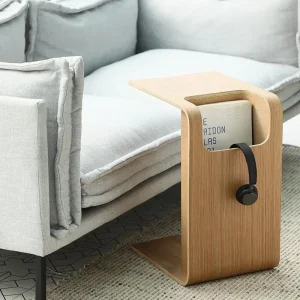 Bàn trà Bắc Âu Gỗ Chắc Chắn Ngoài Hành Tinh Bàn Cà Phê Đa Năng Sofa Bên Bàn Nội Thất Phòng Khách Giải Trí Đầu Giường Cuối Bàn - Hình 2