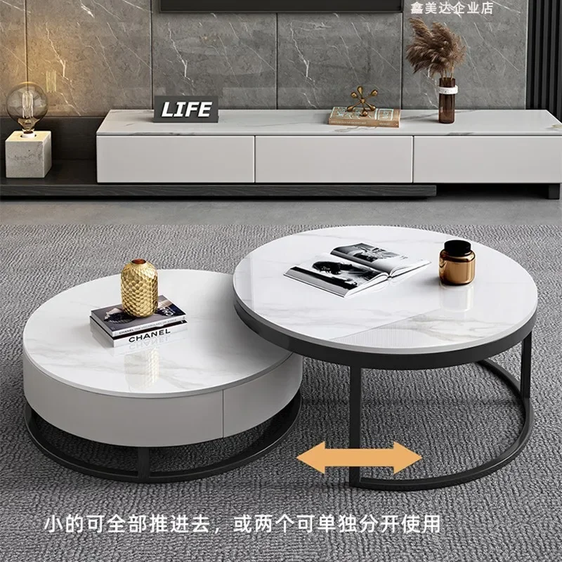 Bàn trà Bắc Âu Phòng Khách Bàn Thiết Kế Hiện Đại Vàng Tối Giản Đá Cẩm Thạch Tác Dụng Bàn Cà Phê Tròn Cao Cấp Mesa Centro Salon Trang Trí - Hình 3 Bàn trà Bắc Âu Phòng Khách Bàn Thiết Kế Hiện Đại Vàng Tối Giản Đá Cẩm Thạch Tác Dụng Bàn Cà Phê Tròn Cao Cấp Mesa Centro Salon Trang Trí - Hình 3