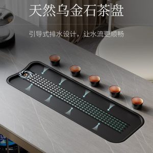 Bàn trà ban công và ghế hiện đại tối giản đẹp sang trọng nhà Bàn trà bộ Bàn trà văn phòng tấm đá - Hình 4