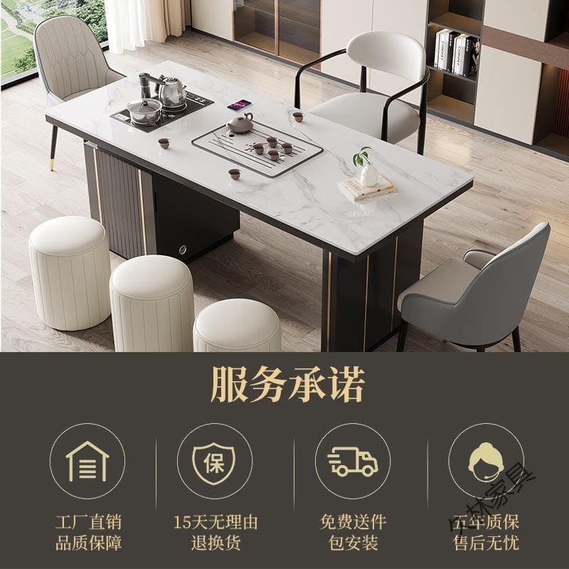 Bàn trà đá phiến bàn ghế hiện đại tối giản nhẹ nhàng sang trọng có tủ đựng đồ văn phòng tại nhà căn hộ nhỏ Bàn trà kung fu bàn cafe - Hình 2 Bàn trà đá phiến bàn ghế hiện đại tối giản nhẹ nhàng sang trọng có tủ đựng đồ văn phòng tại nhà căn hộ nhỏ Bàn trà kung fu bàn cafe - Hình 2