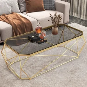 Bàn trà Đèn Bắc Âu Bàn Trâu Kim Loại Hiện Đại Di Động Phòng Khách Coffe Bàn Mesa Bên Tối Giản Couchtisch Nội Thất Phòng Ngủ - Hình 2