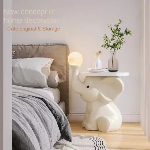 Bàn trà Giường Bên Bàn Đêm Bàn Cà Phê Cho Nội Thất Phòng Khách Bàn Sofa Nhà Đầu Giường Mini Coffe Trà Đầu Tròn nhỏ - Hình 2