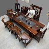 Bàn trà gỗ thuyền cũ tùy chỉnh và ghế kết hợp bàn trà bàn trà gỗ rắn gia đình bàn trà bàn trà ấm đun nước bộ ấm trà bộ tất cả trong một