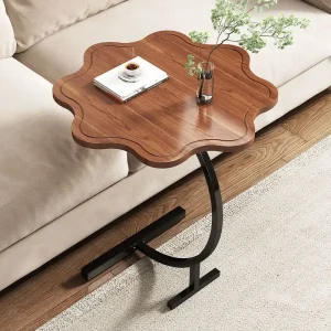 Bàn trà Hiện đại đơn giản Bàn cà phê nhỏ cánh hoa thời trang Sofa Bên bàn Phòng khách sang trọng Bàn đựng đồ Nội thất gia đình