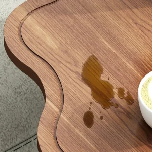 Bàn trà Hiện đại đơn giản Bàn cà phê nhỏ cánh hoa thời trang Sofa Bên bàn Phòng khách sang trọng Bàn đựng đồ Nội thất gia đình - Hình 4