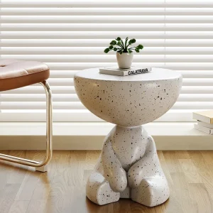 Bàn trà HY Nhà Thiết Kế Sáng Tạo Phòng Khách Gia Đình Ghế Sofa Nhỏ Bên Bàn Kem Gió Tầng Phân Phòng Ngủ Đơn Giản Tủ Đầu Giường - Hình 4