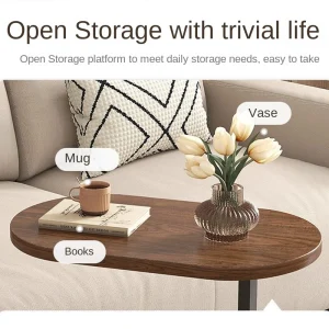 Bàn trà IHOME Bàn Cà Phê Nhỏ Đầu Giường Có Giá Để Đồ Sofa Mini Bên Bàn Hiện Đại Đơn Giản Di Động Và Dễ Dàng Sử Dụng Cho Gia Đình mới 2023 - Hình 2