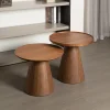 Bàn trà Ins Phong Cách Nhật Bản Mây Bàn B&B Retro Bàn Gỗ Chắc Chắn Tròn Nhỏ Bên Bàn Nghệ Thuật Đơn Giản Bàn Cà Phê