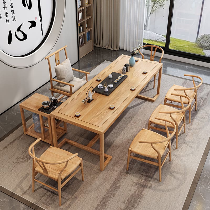 Bàn trà kiểu Trung Quốc mới trọn bộ kiểu Nhật Bàn trà gỗ nguyên khối bàn ghế đơn giản tại nhà văn phòng Bàn trà Kung Fu Bàn trà kiểu Trung Quốc mới trọn bộ kiểu Nhật Bàn trà gỗ nguyên khối bàn ghế đơn giản tại nhà văn phòng Bàn trà Kung Fu