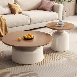 Bàn trà Kim loại kiểu Italy Bộ Bàn Cà Phê Thép Thiết Kế Vintage Bên Bàn Miễn Phí Vận Chuyển Truyền Thống Mesa Phụ Trợ Nội Thất Phòng Khách