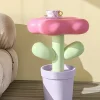 Bàn trà LA Trang Trí Nhà Tulip Bàn Nhựa Sofa Bên Bàn Phòng Khách Sáng Tạo Ban Công Nội Thất Phòng Ngủ Hoa Trang Trí Bàn