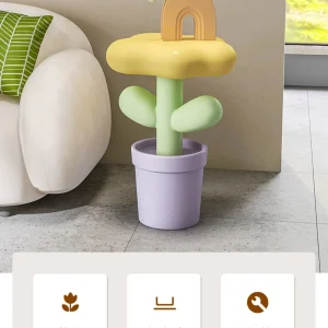Bàn trà LA Trang Trí Nhà Tulip Bàn Nhựa Sofa Bên Bàn Phòng Khách Sáng Tạo Ban Công Nội Thất Phòng Ngủ Hoa Trang Trí Bàn - Hình 2