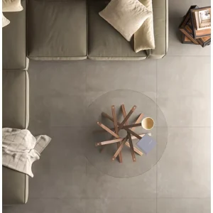 Bàn trà Lưới Đỏ Tròn Gỗ Chắc Chắn Bàn Phòng Khách B&B Đèn Tròn Sang Trọng Nhà Thiết Kế Đơn Giản Hiện Đại Kính Cường Lực Bắc Âu - Hình 2