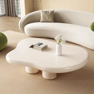 Bàn trà Mây Trắng Bàn Phòng Khách Sang Trọng Bắc Âu Căn Hộ Nhỏ Bàn Cà Phê Tối Giản Dễ Thương Độc Đáo Tisch Nội Thất Gia Đình