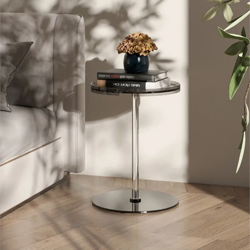 Bàn trà MOMO Nghệ Thuật kiểu Italy Tối Giản Acrylic Nhỏ Bàn Sáng Tạo Treo Bàn Cạnh Giường Ngủ Giải Trí Ban Công Nhỏ Bàn Tròn - Hình 2 Bàn trà MOMO Nghệ Thuật kiểu Italy Tối Giản Acrylic Nhỏ Bàn Sáng Tạo Treo Bàn Cạnh Giường Ngủ Giải Trí Ban Công Nhỏ Bàn Tròn - Hình 2