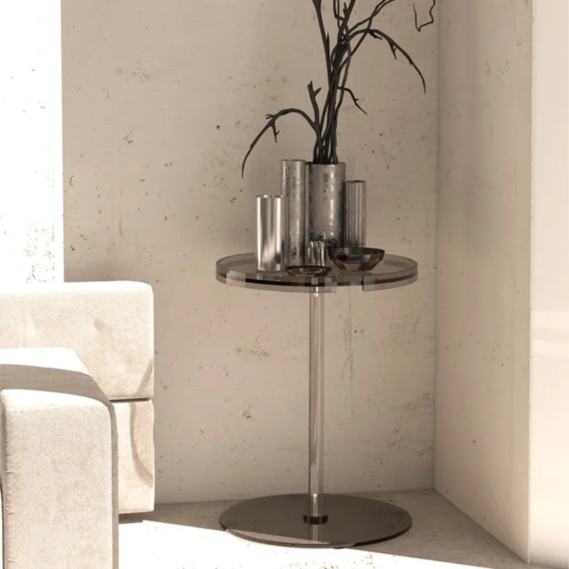 Bàn trà MOMO Nghệ Thuật kiểu Italy Tối Giản Acrylic Nhỏ Bàn Sáng Tạo Treo Bàn Cạnh Giường Ngủ Giải Trí Ban Công Nhỏ Bàn Tròn - Hình 3 Bàn trà MOMO Nghệ Thuật kiểu Italy Tối Giản Acrylic Nhỏ Bàn Sáng Tạo Treo Bàn Cạnh Giường Ngủ Giải Trí Ban Công Nhỏ Bàn Tròn - Hình 3