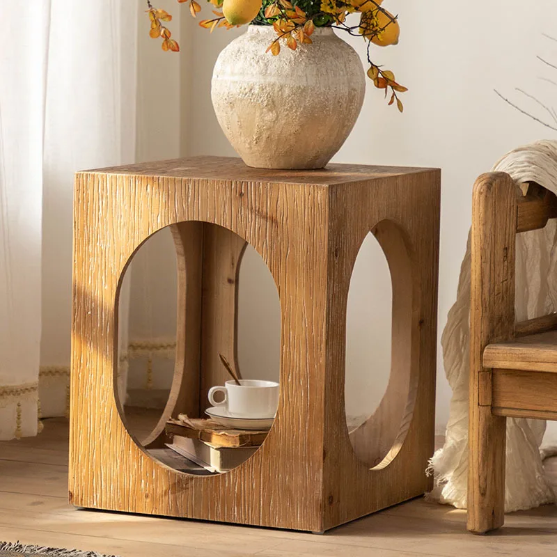 Bàn trà Phong Cách Bàn Cà Phê Retro Gỗ Chắc Chắn Phòng Khách Phòng Ngủ Bàn Wabi-Sabi Vuông Salontafel Nội Thất Gia Đình Bàn trà Phong Cách Bàn Cà Phê Retro Gỗ Chắc Chắn Phòng Khách Phòng Ngủ Bàn Wabi-Sabi Vuông Salontafel Nội Thất Gia Đình