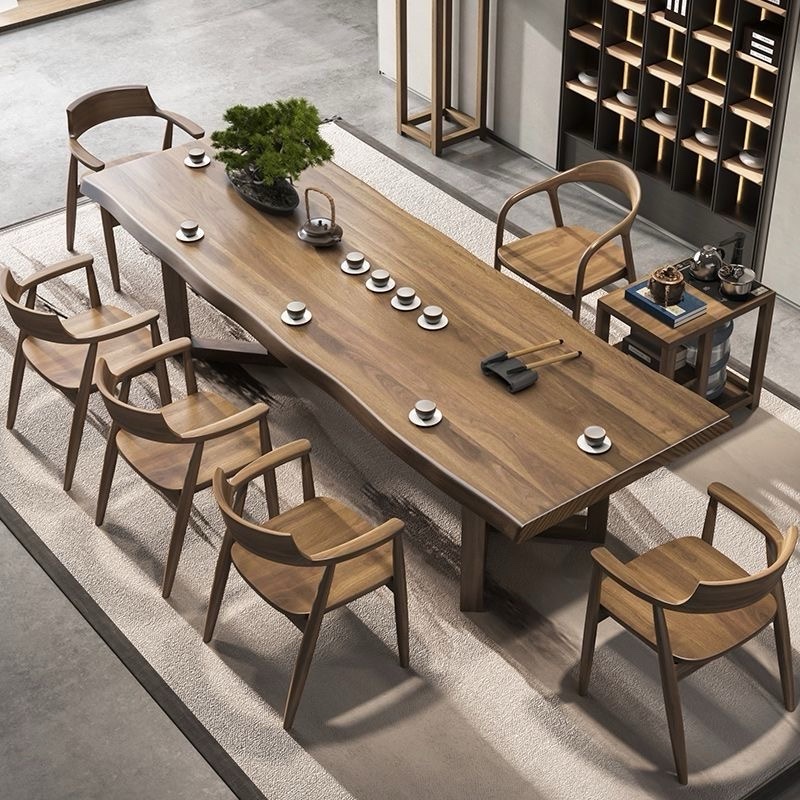 Bàn trà Phong cách Trung Quốc mới hoàn toàn bằng gỗ nguyên khối Bàn trà lớn Bàn trà home phòng khách giải trí tiếp khách kung fu Bàn trà và ghế Bàn trà Phong cách Trung Quốc mới hoàn toàn bằng gỗ nguyên khối Bàn trà lớn Bàn trà home phòng khách giải trí tiếp khách kung fu Bàn trà và ghế