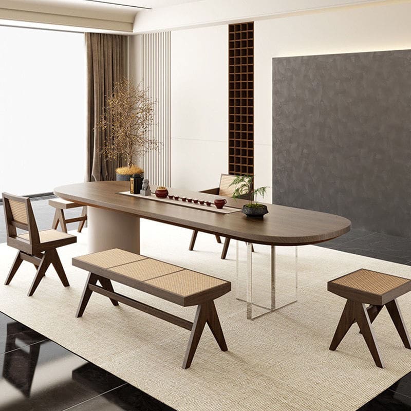 Bàn trà phong cách wabi-sabi hiện đại bàn ghế văn phòng gỗ đặc Bàn trà bảng lớn bàn nhà Bàn trà gỗ kiểu Trung Quốc mới - Hình 4 Bàn trà phong cách wabi-sabi hiện đại bàn ghế văn phòng gỗ đặc Bàn trà bảng lớn bàn nhà Bàn trà gỗ kiểu Trung Quốc mới - Hình 4