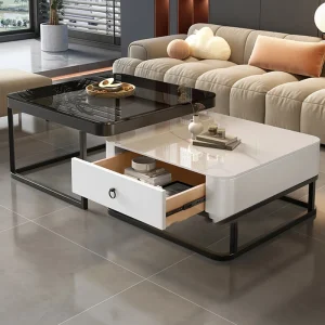 Bàn trà Phòng Khách Cao Cấp Bàn Cà Phê Bắc Âu Hiện Đại Nhà Hiện Đại Bàn Cà Phê Thiết Kế Mesa De Centro De Sala Nội Thất - Hình 3