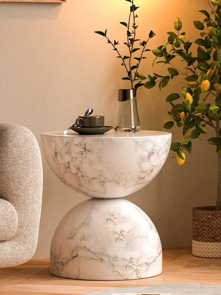 Bàn trà Sáng Tạo Đá Cẩm Thạch Hoa Văn Bàn Thiết Kế Ghế Sofa Phòng Khách Bên Tròn Góc Bàn Phòng Ngủ Bàn Đầu Giường Nội Thất - Hình 3 Bàn trà Sáng Tạo Đá Cẩm Thạch Hoa Văn Bàn Thiết Kế Ghế Sofa Phòng Khách Bên Tròn Góc Bàn Phòng Ngủ Bàn Đầu Giường Nội Thất - Hình 3