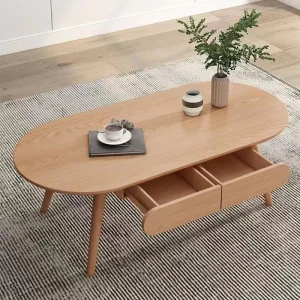 Bàn trà Sự đơn giản Vintage Cà Phê Trang Trí Phòng Khách Japandi Bắc Âu Trắng Bàn Cà Phê Tối Giản Couchtisch Nội Thất Gia Đình