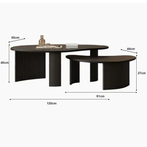 Bàn trà Tay Cầm Di Động Bên Bàn Coffe Nhà Hàng Ăn Cuối Bàn Phòng Khách Salon Cà Phê Góc Bàn De Nuit Nội Thất Cao Cấp - Hình 4