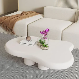 Bàn trà Thiết Kế Màu Trắng Bàn Cà Phê Bắc Âu Sang Trọng Tối Giản Bắc Âu Bàn Cà Phê Phòng Ngủ Phòng Khách Stoliki Kawowe Trang Trí Nội Thất - Hình 4