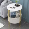Bàn trà Tối Giản Hiện Đại Bàn Sofa Góc Bàn Đầu Giường Phòng Ngủ Nhỏ Bàn Bên Bàn Nội Thất Phòng Khách