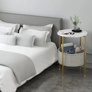 Bàn trà Tối Giản Hiện Đại Bàn Sofa Góc Bàn Đầu Giường Phòng Ngủ Nhỏ Bàn Bên Bàn Nội Thất Phòng Khách - Hình 2