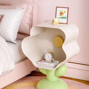 Bàn trà Trà Hoa Bàn Đầu Giường Phòng Ngủ Phòng Bàn Cà Phê Bên Bàn Phòng Khách Hiện Đại Giá Sách Trang Trí Nhà Cửa Phụ Kiện - Hình 4