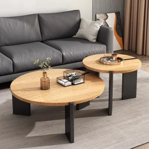 Bàn trà Trang trí Phòng Khách Trang Trí Bắc Âu Bàn Tối Giản Độc Đáo Cao Cấp Bàn Gỗ Glam Đồ Nội Thất Salontafel