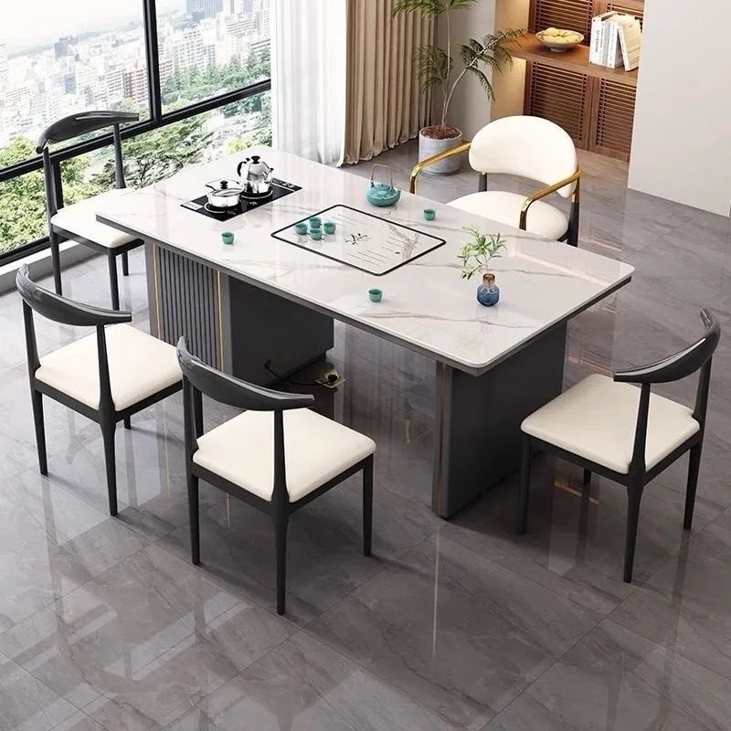 Bàn trà Trung Quốc mặt đá kiểu mới hiện đại sang trọng cho văn phòng công ty và gia đình tiếp khách - Hình 3 Bàn trà Trung Quốc mặt đá kiểu mới hiện đại sang trọng cho văn phòng công ty và gia đình tiếp khách - Hình 3