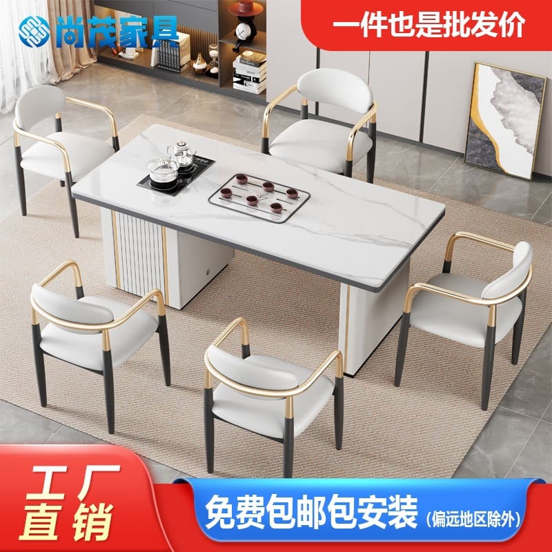 Bàn trà Trung Quốc mặt đá kiểu mới hiện đại sang trọng cho văn phòng công ty và gia đình tiếp khách - Hình 8 Bàn trà Trung Quốc mặt đá kiểu mới hiện đại sang trọng cho văn phòng công ty và gia đình tiếp khách - Hình 8
