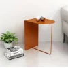 Bàn trà Tùy chỉnh Bắc Âu Sắt Nhỏ Bên Đèn Bàn Cao Cấp Sáng Tạo Thiết Kế Di Động Đầu Giường Nhỏ Bàn Đầu Giường