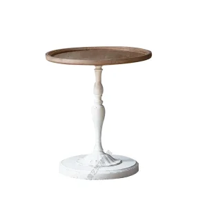 Bàn trà Vintage Bàn Gỗ Chắc Chắn Sắt Bên Bàn Phòng Khách Đau Khổ Nghề Thủ Công Bên Bàn Đẹp Bền Đồ Nội Thất Gia Đình - Hình 4