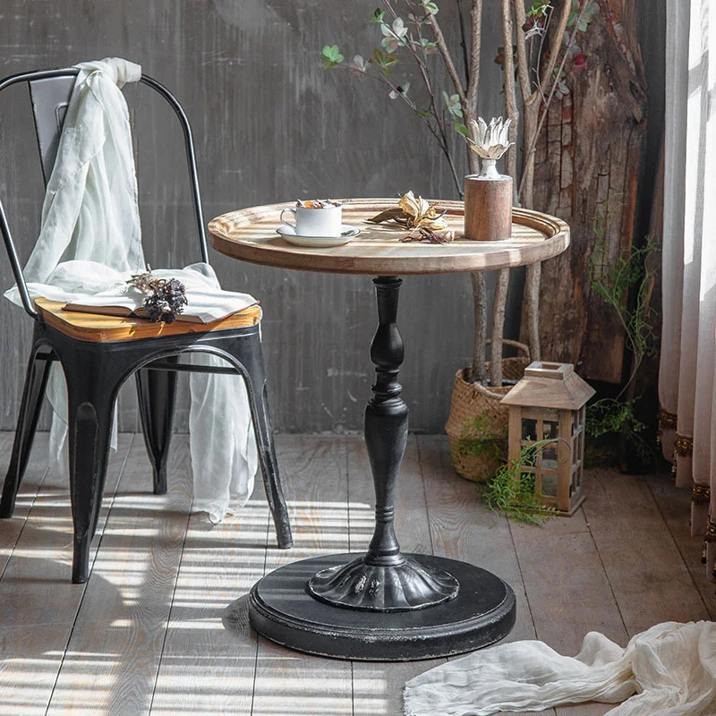 Bàn trà Vintage Bàn Gỗ Chắc Chắn Sắt Bên Bàn Phòng Khách Đau Khổ Nghề Thủ Công Bên Bàn Đẹp Bền Đồ Nội Thất Gia Đình Bàn trà Vintage Bàn Gỗ Chắc Chắn Sắt Bên Bàn Phòng Khách Đau Khổ Nghề Thủ Công Bên Bàn Đẹp Bền Đồ Nội Thất Gia Đình