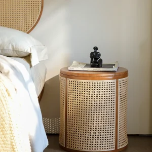 Bàn trà Wabi Sabi gỗ chắc chắn – Phong cách tối giản, thích hợp cho sofa, ban công, phòng ngủ - Hình 4