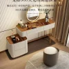 Bàn trang điểm 2022 Thiết Kế Mới Nhất Kính Cường Lực Gỗ Chắc Chắn Có Thể Thu Vào Bàn Trang Điểm Tủ Đá Tia Contertop