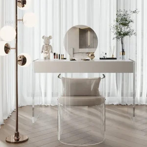 Bàn trang điểm Acrylic Cloakroom Giải Trí Tủ Hiện Đại Tối Giản Phòng Ngủ KItaly Túc Xá Tủ Bảo Quản Nội Thất Gia Đình Cao Cấp Bàn Trang Điểm L