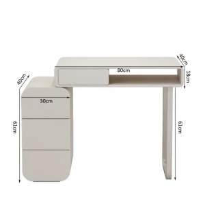 Bàn trang điểm Bàn làm móng tay chuyên nghiệp Thẩm mỹ viện Trang điểm đơn giản Nail Tech Bàn đầu giường dành cho nữ - Hình 2