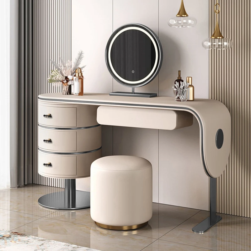Bàn Trang Điểm Bàn Thiết Bị Xám Đêm Đứng Đựng Đồ Trang Điểm Di Động Origanizer Thu Nhỏ Tủ Đẹp Tocador Nữ Nội Thất - Hình 4 Bàn Trang Điểm Bàn Thiết Bị Xám Đêm Đứng Đựng Đồ Trang Điểm Di Động Origanizer Thu Nhỏ Tủ Đẹp Tocador Nữ Nội Thất - Hình 4