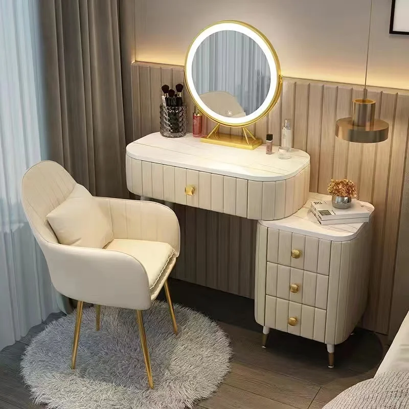 Bàn trang điểm Bàn trang điểm Trang điểm Gương nhẹ Tủ phòng ngủ hiện đại Bàn trang điểm sang trọng cho nữ vestidores Nội thất - Hình 2 Bàn trang điểm Bàn trang điểm Trang điểm Gương nhẹ Tủ phòng ngủ hiện đại Bàn trang điểm sang trọng cho nữ vestidores Nội thất - Hình 2
